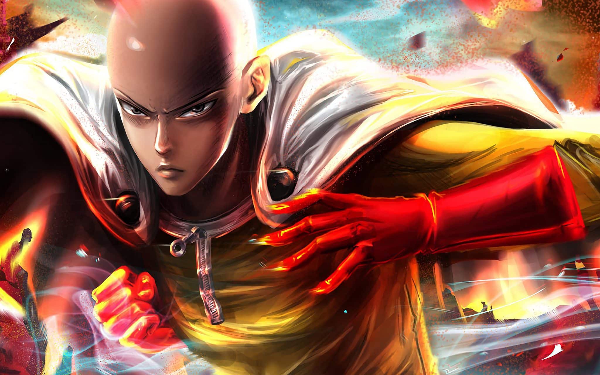 o segredo por trás do poder de Saitama no Anime One Punch Man